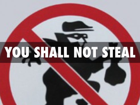 Exodus 20:15 - You Must Not Steal